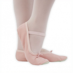 Gymnastics/Ballet Shoes with Rubber Sole