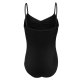 Leotard black | Cotton Spandex | Black | 'Odette'