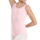 Leotard pink | Round Neck | Basic | Cotton Spandex | 'Rondo'