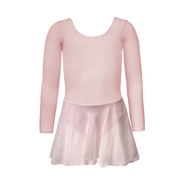 Ballet leotard child | Long Sleeves | Long skirt | 'Elsa' - Click Image to Close