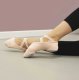 Leinen Ballettschuhe | StretchPro | Geteilte Sohle | Hellrosa