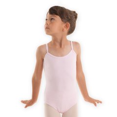 Pink Leotard | Spaghetti Straps | Cotton Spandex | 'Giselle'