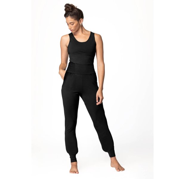 Jumpsuit | Damen | Tanz und Yoga | Schwarz - zum Schließen ins Bild klicken