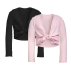 Tie Up Cardigan | Children | Black or Pink | 'Florence'