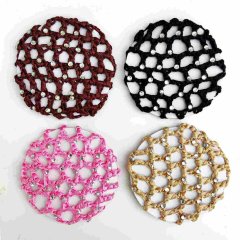 Hair bun | Strass stones | Black, blond, brown hair or Pink