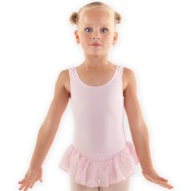 Ballet leotard girl | Cotton Spandex | Short skirt | 'Ballerina'