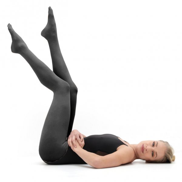 Black Ballet Tights, Footed, 70 D