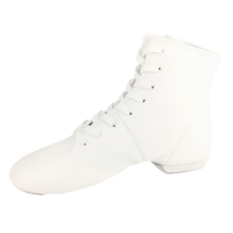 Jazz Boots | Leather | White | Split sole