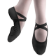 Ballet Shoes | Veganova | Black | Stretch canvas