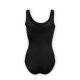 Leotard Women | Black Basic | Cotton Spandex | 'Rondo'