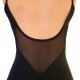 Leotard black | With Mesh | Tactel® | 'La Danza'