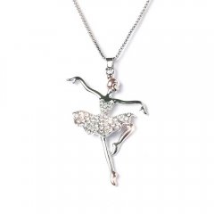 Ballerina Necklace | For children | Strass stones