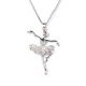 Ballerina Necklace | For children | Strass stones