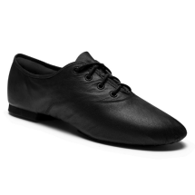 Jazz Shoes | Leather | Split Sole | Black | 'Oxford'