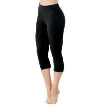 Tactel Leggings | 3/4 Länge | Schwarz | Erwachsenengrößen