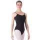 Leotard child | Tactel® and mesh | Black | 'La Danza'