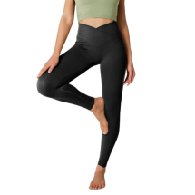 Cross over Leggings | Viskose | Damen