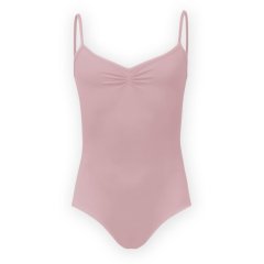 Cotton Spandex Leotard | Pink | Pinched front | 'Odette'