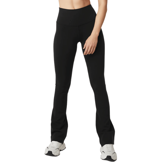 Women's Leggings | Adult | Black or White | 'Flared' | HighWaist - Click Image to Close