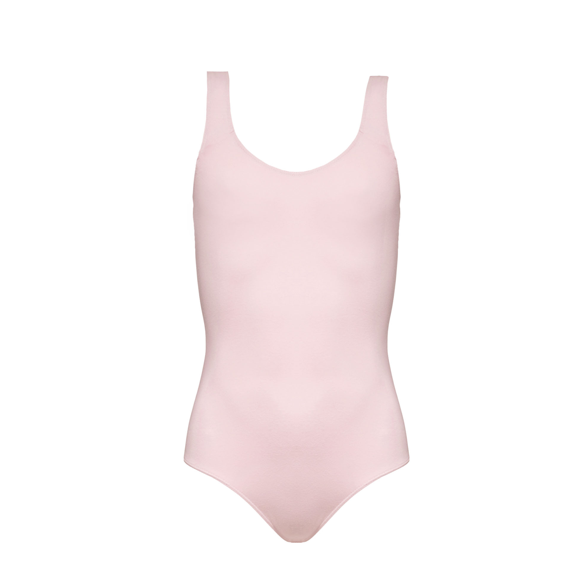 Leotard pink | Round Neck | Basic | Cotton Spandex | 'Rondo' Basic ...