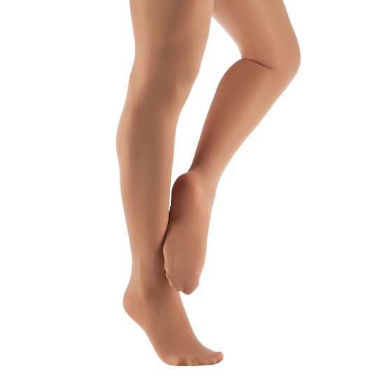 Suntan Dance Tights | Footed | 70 D - Click Image to Close