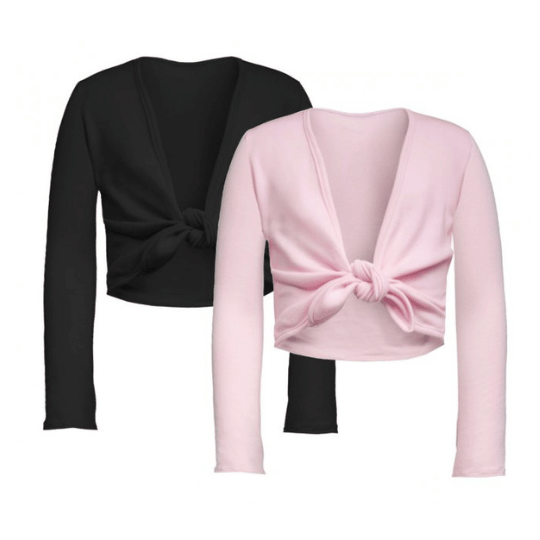 Tie Up Cardigan | Children | Black or Pink | 'Florence' - Click Image to Close